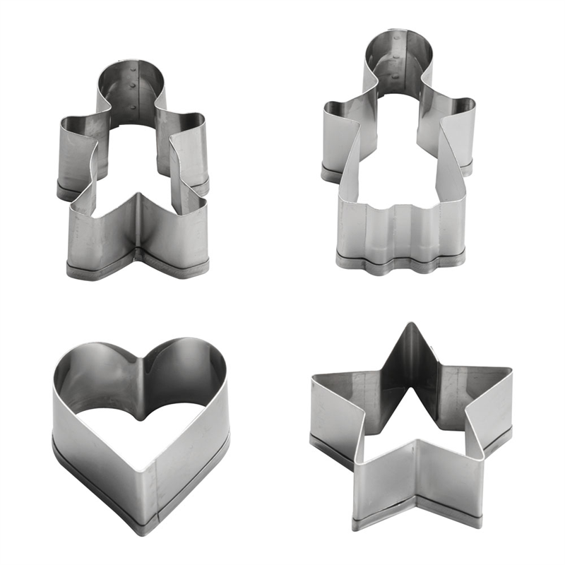 18-8クッキー抜き型セット №2124 男の子、女の子セット(4ヶ入) 1個(ご注文単位1個)【直送品】