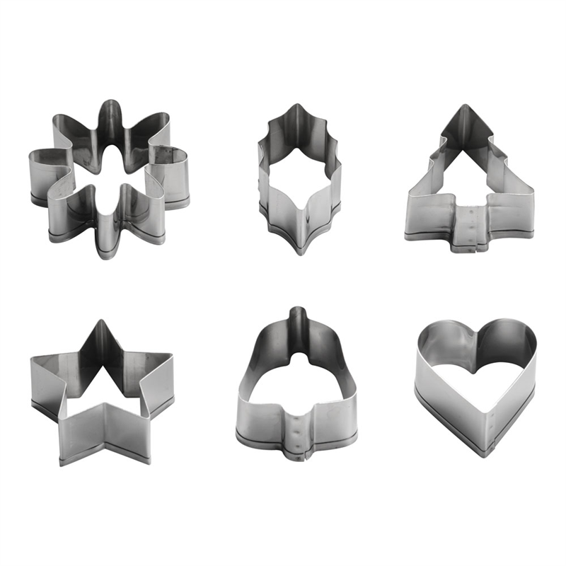 18-8クッキー抜き型セット №2117 スターセット(6ヶ入) 1個(ご注文単位1個)【直送品】