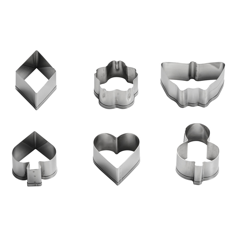 18-8クッキー抜き型セット №2118 トランプセット(6ヶ入) 1個(ご注文単位1個)【直送品】