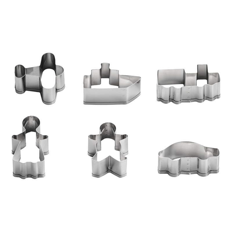 18-8クッキー抜き型セット №2116 遊園地セット(6ヶ入) 1個(ご注文単位1個)【直送品】