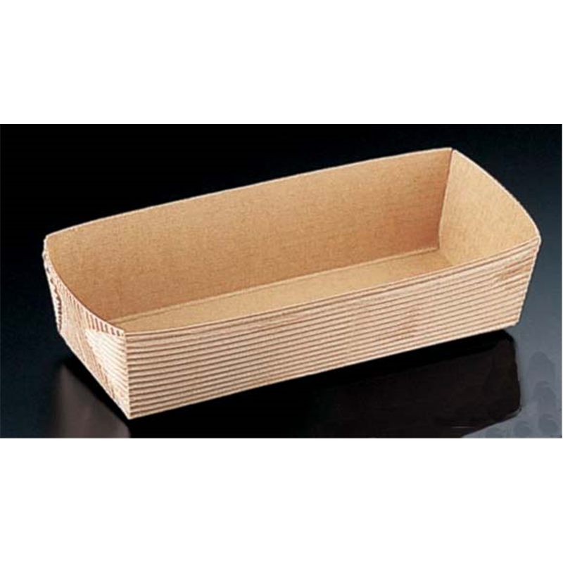 ベーキングトレー　茶無地　（50枚入） CT-603 1袋（ご注文単位1袋）【直送品】