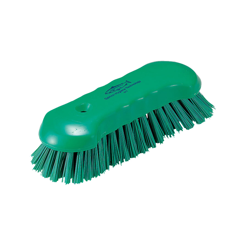 サーモン レジン スクラブブラシ L ST7 緑 1袋(ご注文単位1袋)【直送品】