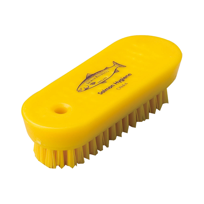 サーモン レジン ネイルブラシ NA4 黄 1袋(ご注文単位1袋)【直送品】