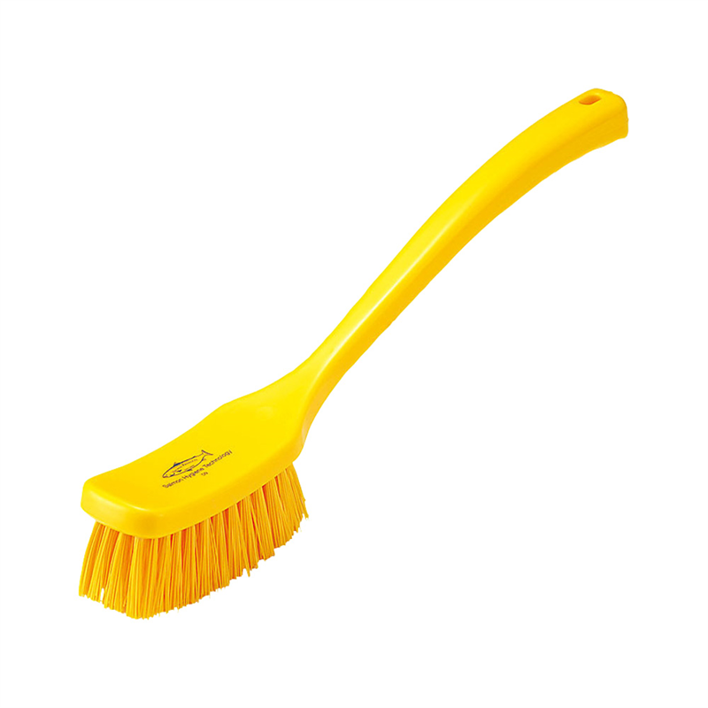 サーモン レジン ロングハンドルブラシ D9 黄 1袋(ご注文単位1袋)【直送品】