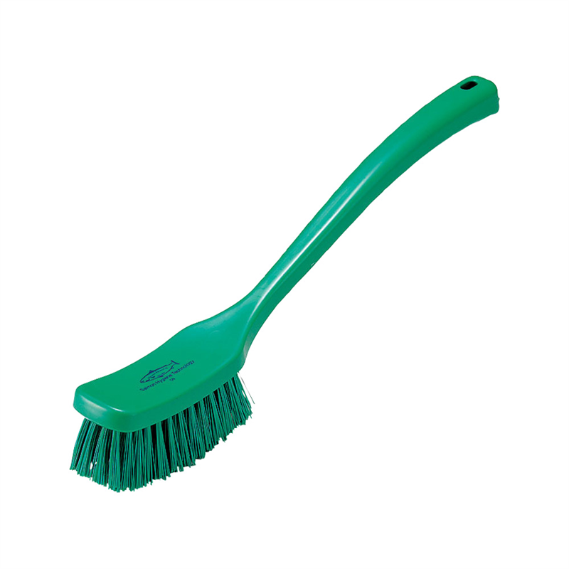 サーモン レジン ロングハンドルブラシ D9 緑 1袋(ご注文単位1袋)【直送品】