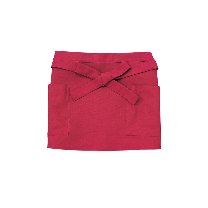 和風腰下エプロン　SB95 ボルドー 1袋（ご注文単位1袋）【直送品】