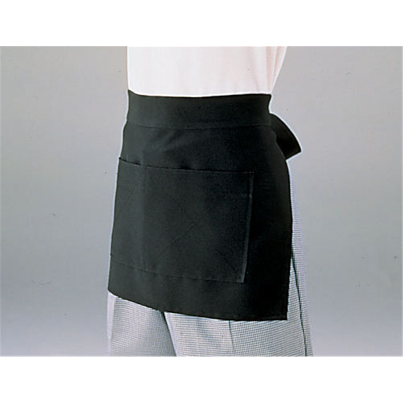 ショートエプロン　黒　　　　SB82-1  1袋（ご注文単位1袋）【直送品】