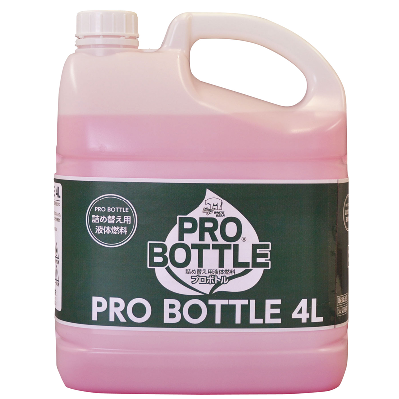 プロヒートグリーン専用液体燃料プロボトル 4L 284-W 1個(ご注文単位1個)【直送品】