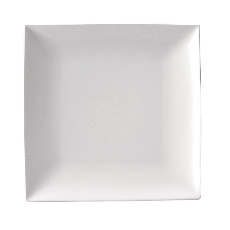 スパッツィオ　スクエア　プレート　白 （SS）5インチ 1個（ご注文単位1個）【直送品】