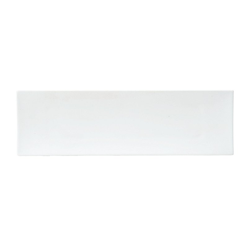 スパッツィオ　レクタンギュラープレート ロング　白 1個（ご注文単位1個）【直送品】