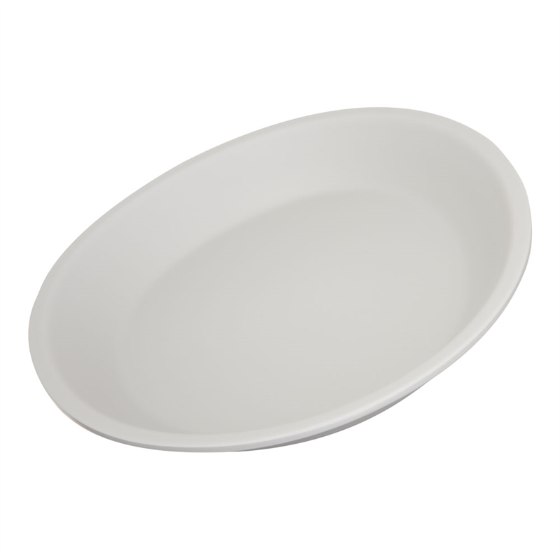 リッジ・ディナーウェア クーププレート 53101 セメント 1個(ご注文単位1個)【直送品】