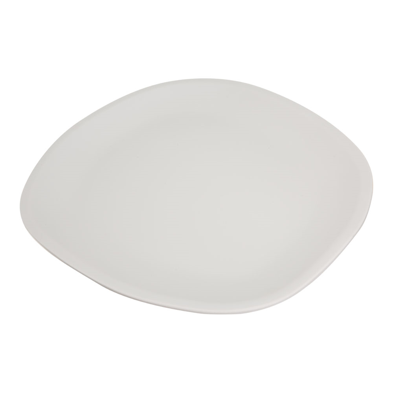 リッジ・ディナーウェア 楕円プレート 53102 セメント 1個(ご注文単位1個)【直送品】