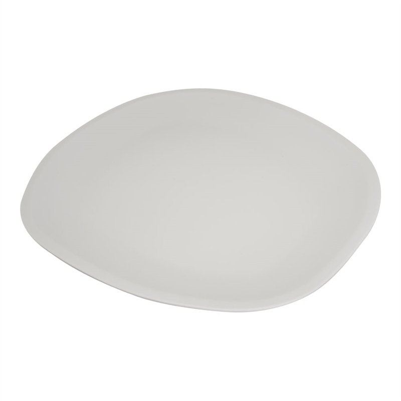 リッジ・ディナーウェア 楕円プレート 53103 セメント 1個(ご注文単位1個)【直送品】