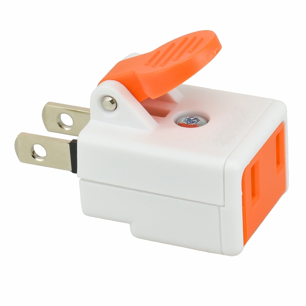 オーム電機 HS-A1249W 00-1249 らく抜き プラグアダプター(ご注文単位1袋)【直送品】