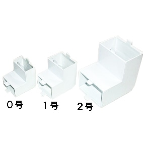 オーム電機 DZ-KDI1W 00-4166 ダクト用入・出隅 1号（ご注文単位1袋）【直送品】