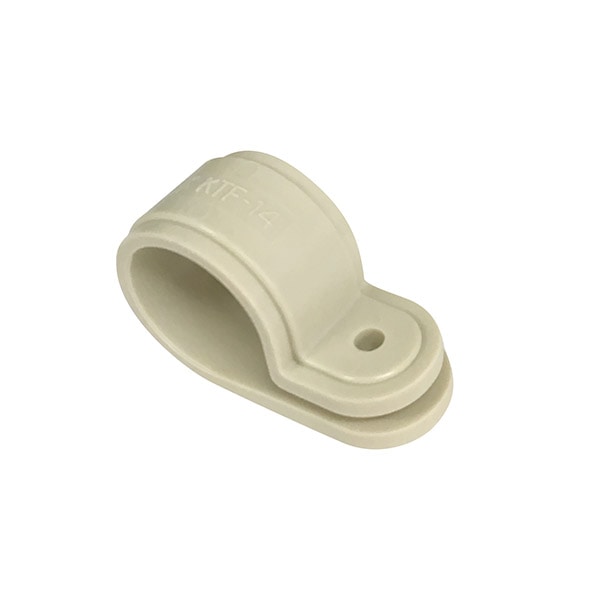 オーム電機 KTF-14J5P 00-4237 PF管片サドル 14用 5個入（ご注文単位1袋）【直送品】