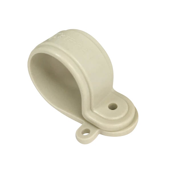 オーム電機 KTF-22J5P 00-4239 PF管片サドル 22用 5個入（ご注文単位1袋）【直送品】