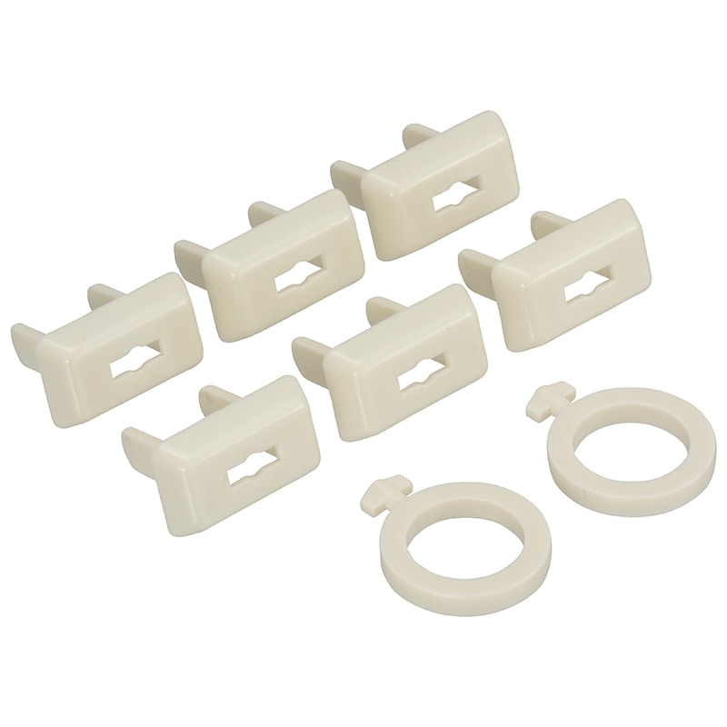 オーム電機 HS-CAP6LK-W 00-4350 抜けにくいコンセントキャップ(ご注文単位1袋)【直送品】