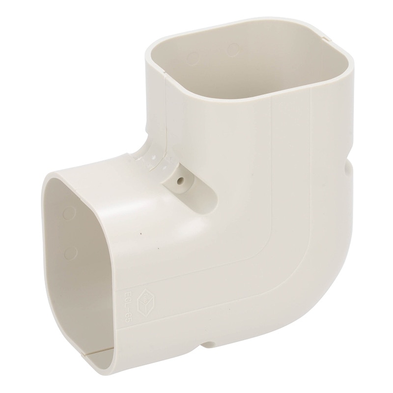 オーム電機 ECL-65IV 00-4530 フソー化成 エアコン配管用 曲がり(ご注文単位1袋)【直送品】