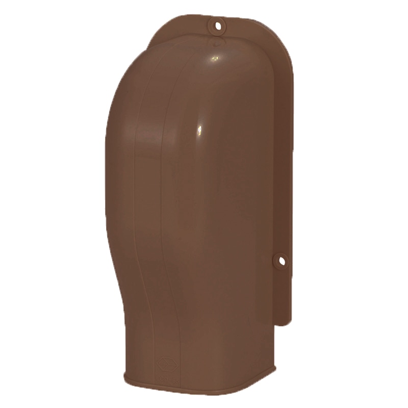 オーム電機 ECD-65BR 00-4543 フソー化成 ウォールカバー 65mm ブラウン(ご注文単位1袋)【直送品】