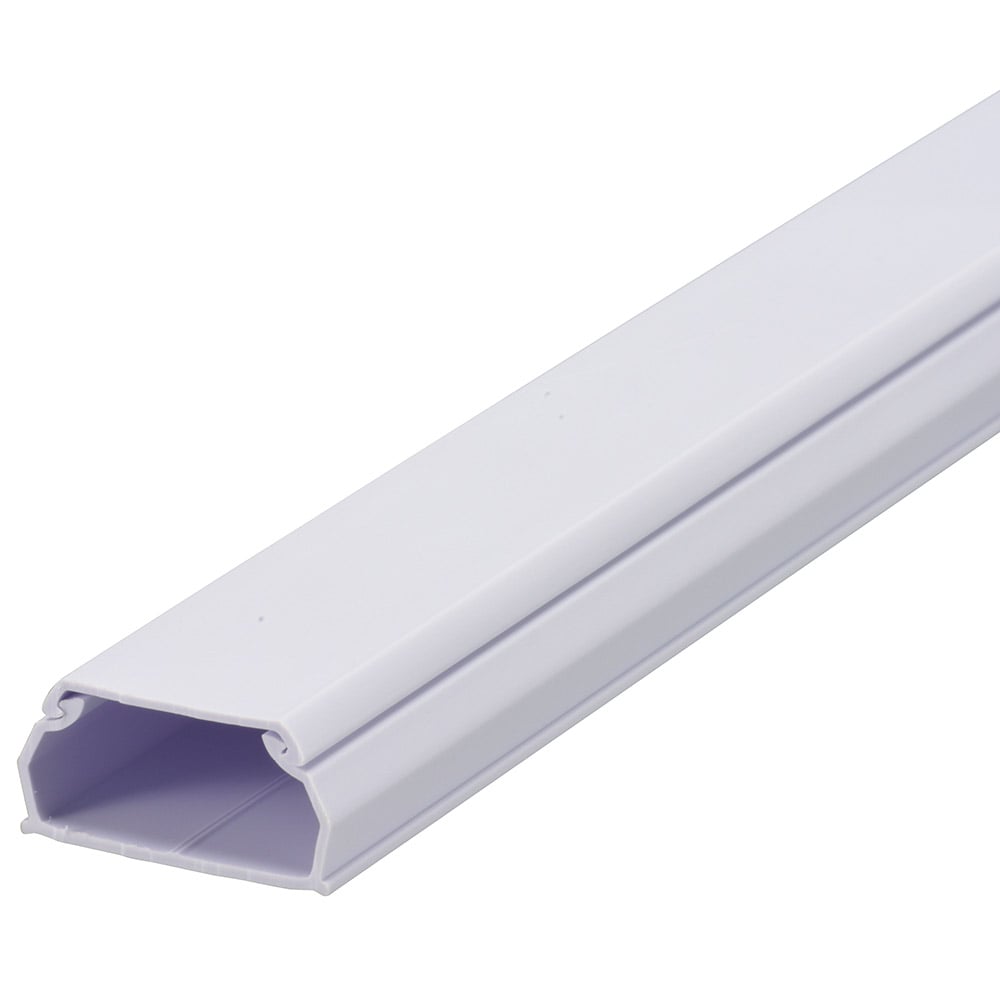 オーム電機 DZ-AM31-W 00-4786 ABSモール3号 1m ホワイト(ご注文単位5袋)【直送品】