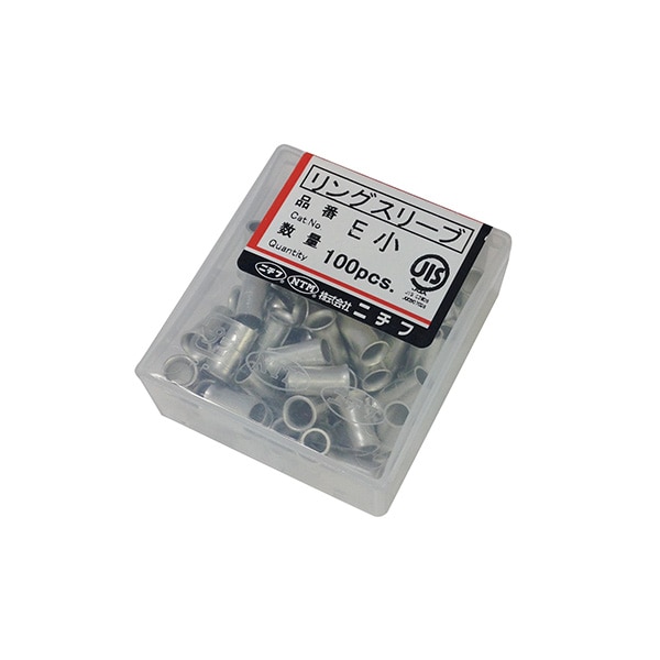 オーム電機 E-S 00-4840 ニチフ リングスリーブ (小) 100個入 E-S（ご注文単位1袋）【直送品】