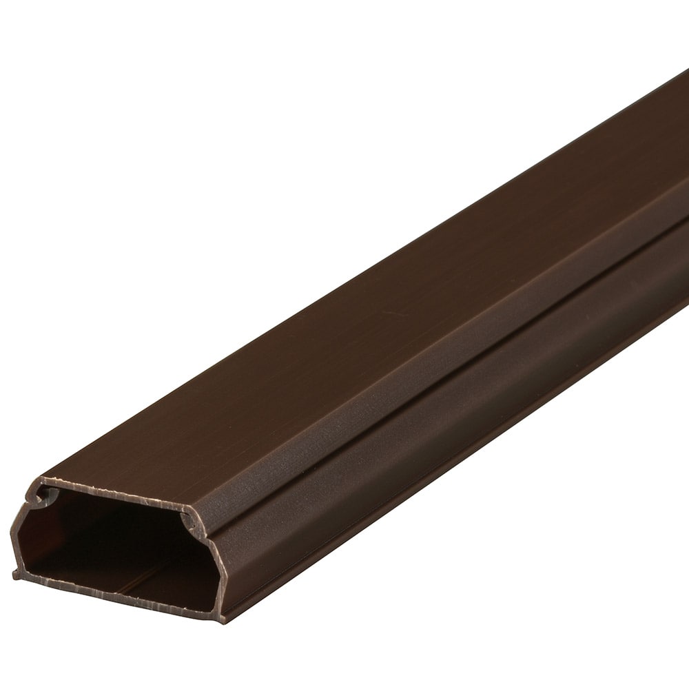 オーム電機 DZ-AM31-CH 00-7353 ABSモール3号 1m チョコ（ご注文単位5袋）【直送品】