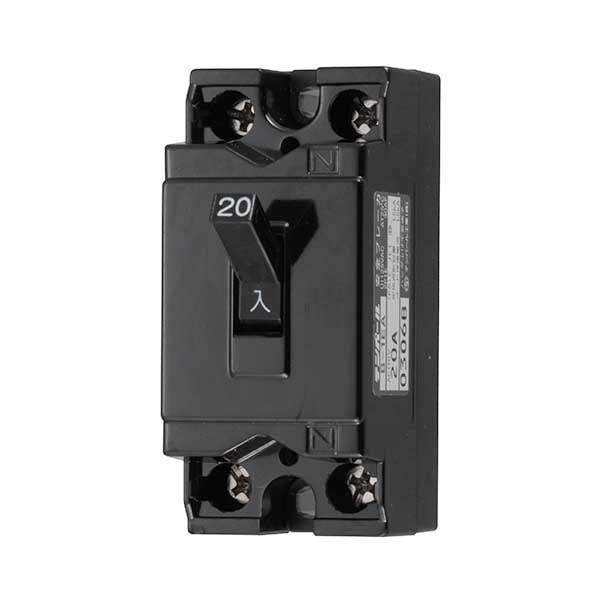 オーム電機 HS-B1EA20-G 00-8452 安全ブレーカー 20A AC100V（ご注文単位1袋）【直送品】