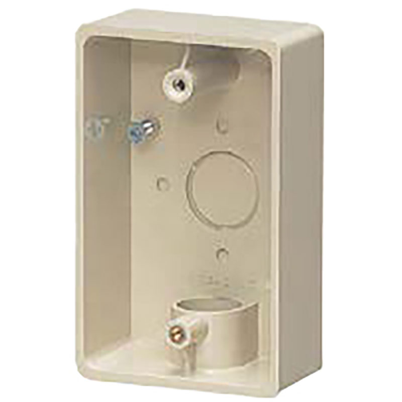 オーム電機 PVR16-1J 00-9113 ミライ 露出スライドボックス PVR16-1J(ご注文単位1袋)【直送品】