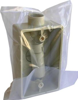 オーム電機 PVR16-2J 00-9114 露出スイッチボックス 14・16用(ご注文単位1袋)【直送品】