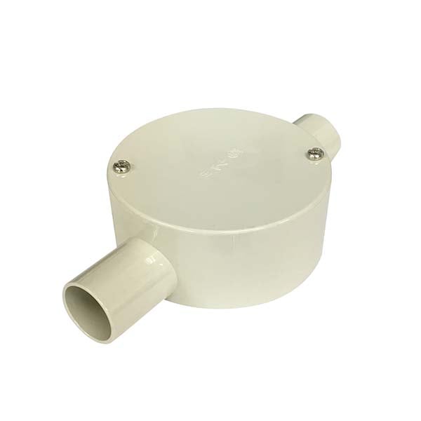 オーム電機 PVM16-2SJ 00-9373 露出用丸形ボックス 16用 2方出 S(ご注文単位1袋)【直送品】