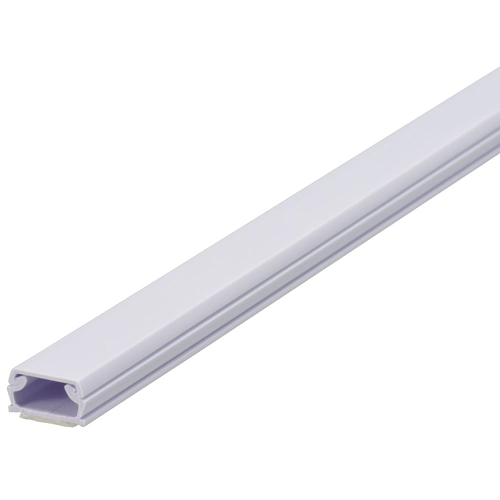 オーム電機 DZ-AMT01-W 00-9515 テープ付ABSモール0号 1m ホワイト（ご注文単位5袋）【直送品】