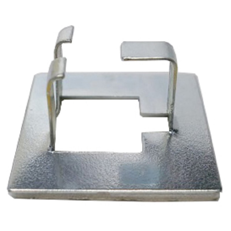 オーム電機 S-20 00-9615 スチールステッカー ケーブルクリップ 100個入 S-20(ご注文単位1袋)【直送品】