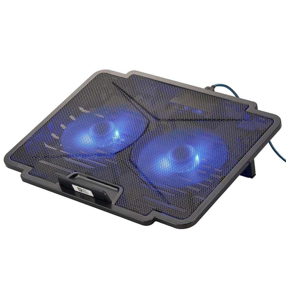 オーム電機 PC-SC01-K 01-0043 ノートパソコンクーラー 2ファン(ご注文単位1袋)【直送品】