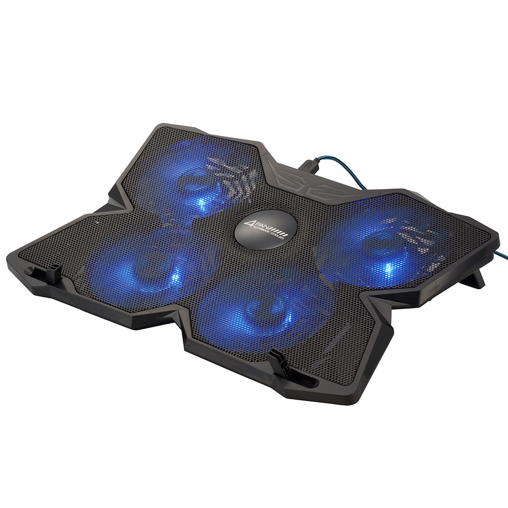 オーム電機 PC-SC02-K 01-0044 ノートパソコンクーラー 4ファン(ご注文単位1袋)【直送品】