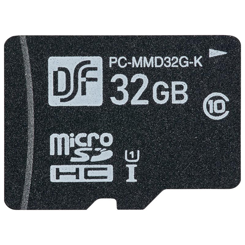 オーム電機 PC-MMD32G-K 01-3058 高耐久マイクロSDメモリーカード 32GB（ご注文単位1袋）【直送品】