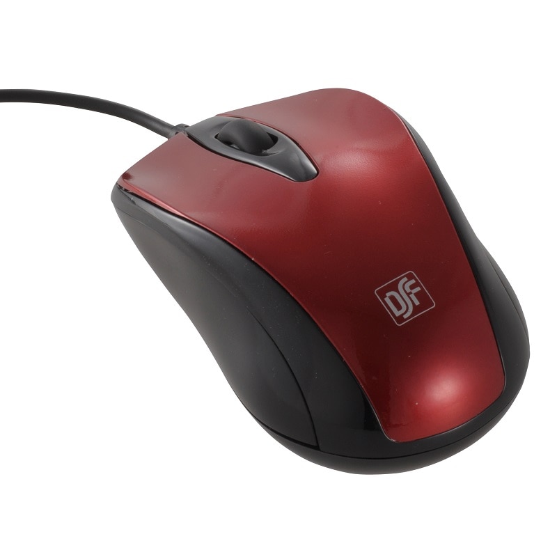 オーム電機 PC-SMO1M-R 01-3545 光学式マウス Mサイズ レッド（ご注文単位1袋）【直送品】