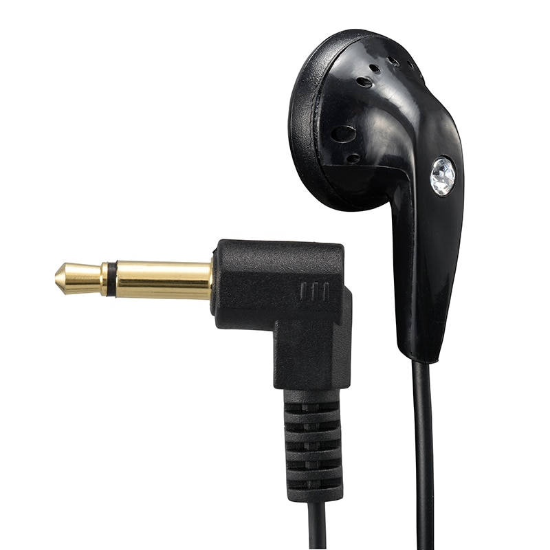 オーム電機 EAR-I112N 03-0441 AudioComm片耳ラジオイヤホン モノラル インナー型 1m（ご注文単位1袋）【直送品】