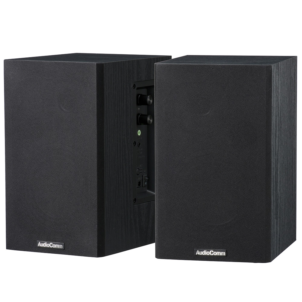 オーム電機 ASP-W752Z 03-0999 AudioCommワイヤレスアクティブスピーカーシステム（ご注文単位1袋）【直送品】