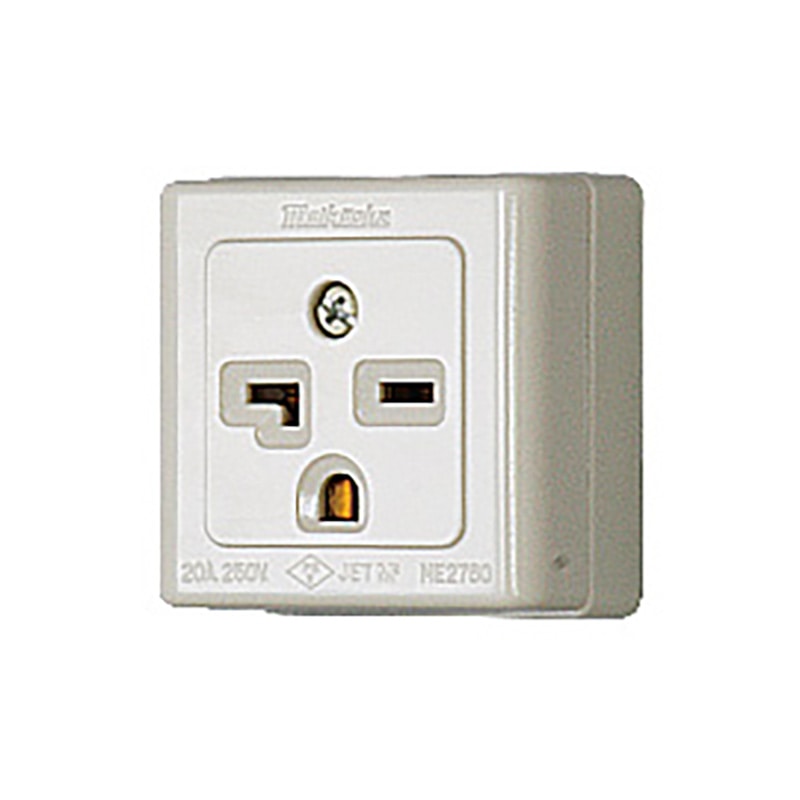 オーム電機 HS-R15201EKE 04-7277 接地コンセント 250V 15A/20A HS-R15201EKE(ご注文単位1袋)【直送品】