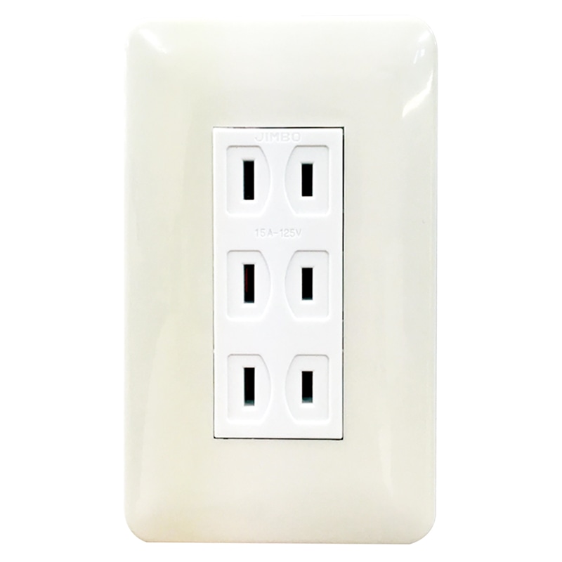 オーム電機 HS-U153JP 04-8465 エレガントプレートセット 3口(ご注文単位1袋)【直送品】