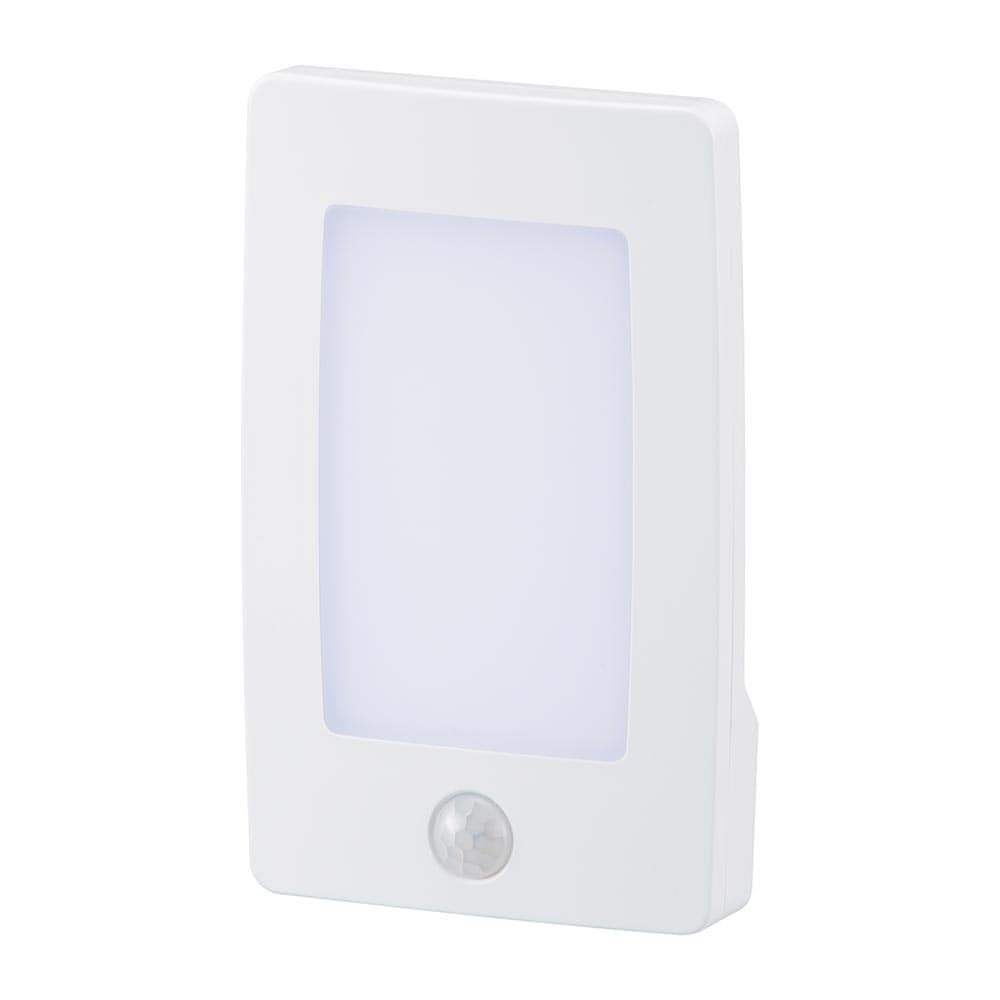 オーム電機 NIT-ALA6JL2-WN 06-1767 LEDナイトライト 明暗・人感センサー 薄型 白色LED（ご注文単位1袋）【直送品】