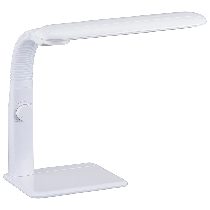 オーム電機 ODS-LDAK4-W 06-1848 LED学習スタンド 750lm 無段階調光 ホワイト（ご注文単位1袋）【直送品】