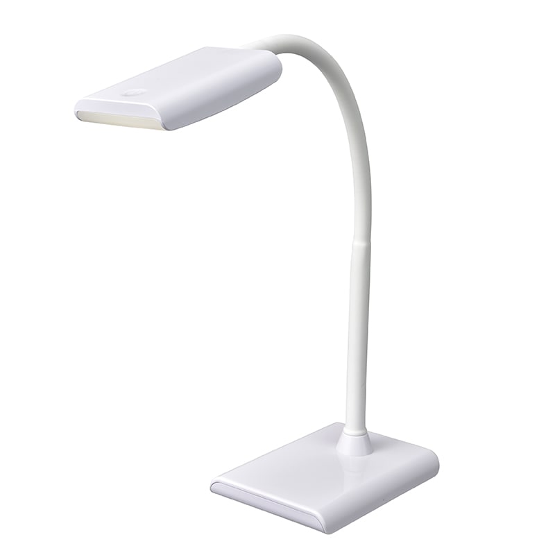 オーム電機 DS-LS16P-W 06-3821 LEDデスクランプ 440lm ホワイト(ご注文単位1袋)【直送品】