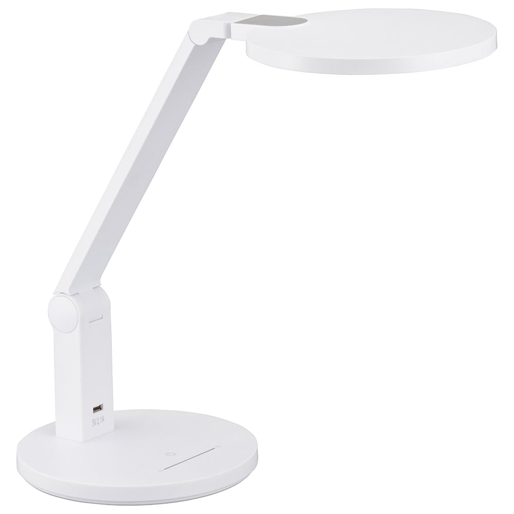 オーム電機 DS-LS78-W 06-3836 LEDデスクランプ ブルーライトカット ホワイト(ご注文単位1袋)【直送品】