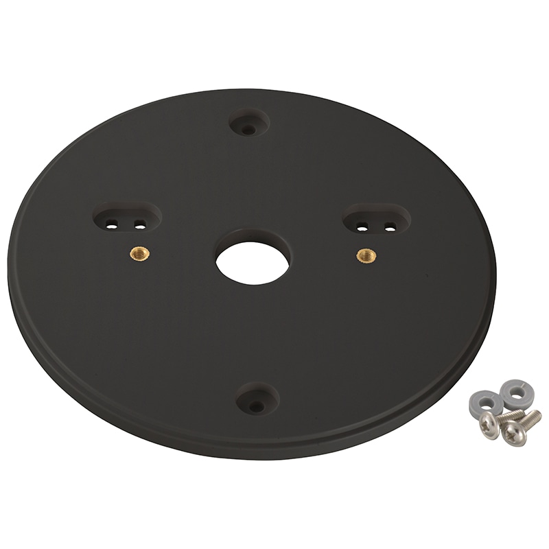 オーム電機 LT-YKPK 06-4092 絶縁取り付け台 防雨防湿型LEDシーリングライト用 黒(ご注文単位1袋)【直送品】