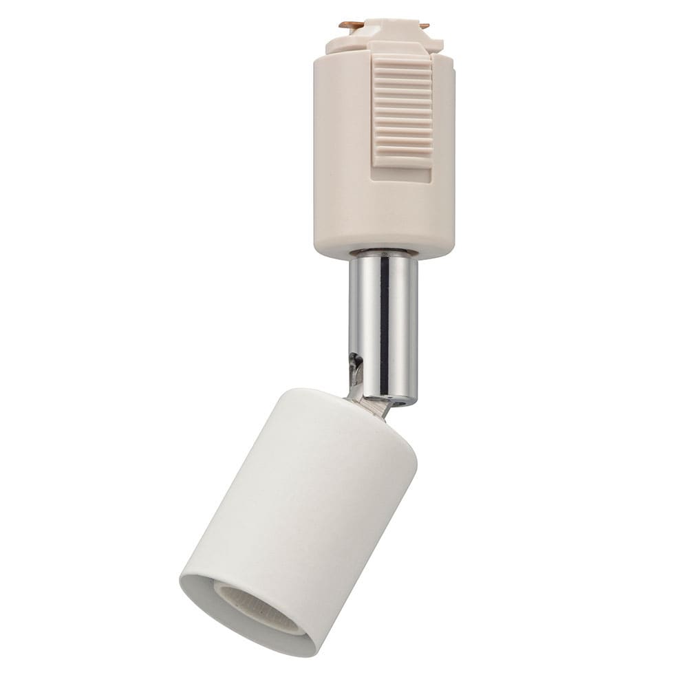 オーム電機 ORL-E1701-W 06-5003 レールライト ライティングダクト用 E17口金 ホワイト(ご注文単位1袋)【直送品】