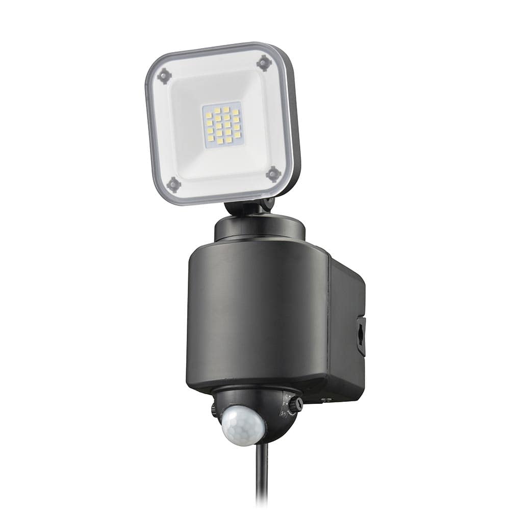 オーム電機 LS-A160W1 07-8808 monban 防犯センサーライト 1灯コンセント式 1600ルーメン(ご注文単位1袋)【直送品】