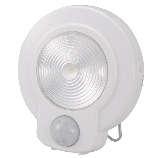 オーム電機 NIT-L03M-W 07-9754 LEDセンサーライト 人感・明暗 ホワイト 白色LED（ご注文単位1袋）【直送品】