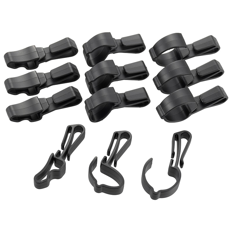 オーム電機 SL-P007SML-K 08-1309 ヘルメット取付けパーツセット（ご注文単位1袋）【直送品】